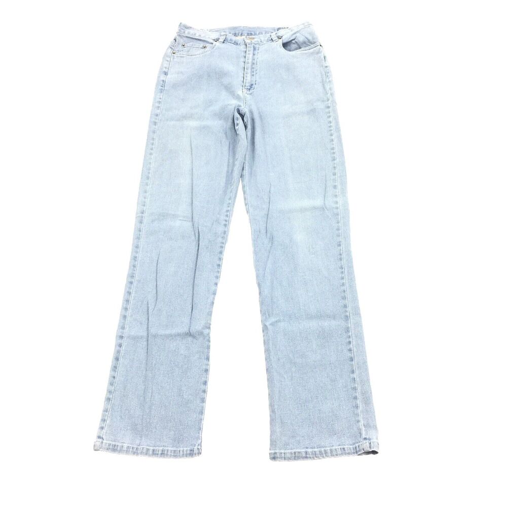 Vintage 90s GW Jeans Co Um Relaxed Straight Leg Size 8 Womens Light Wash Denim